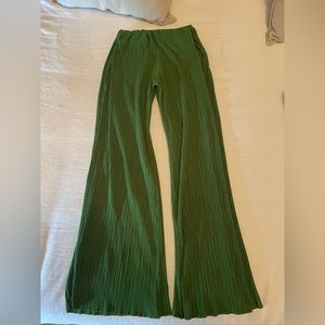 Zara wide leg pleated palazzo pants
